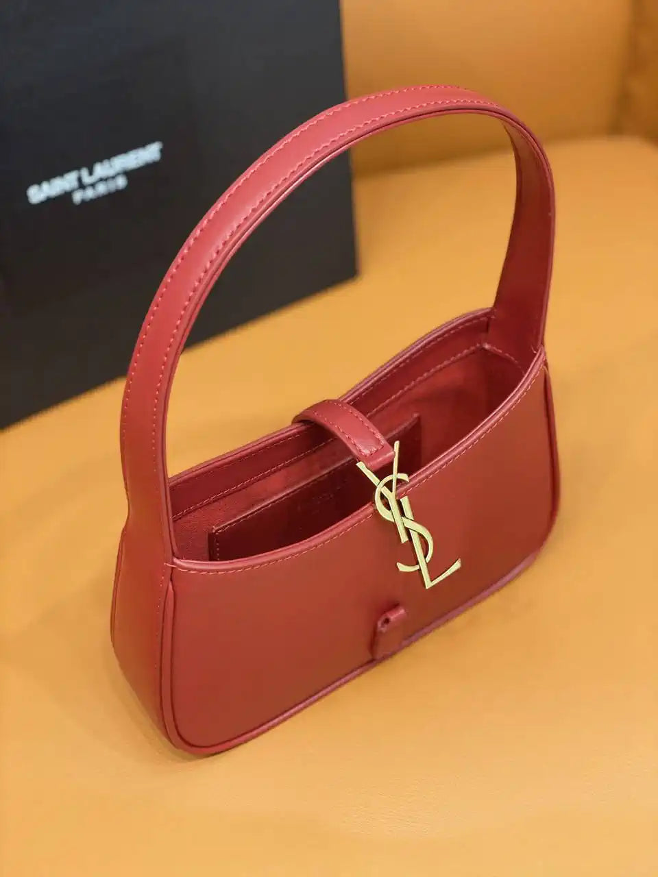 YSL 710318 MINI LE 5 ¨¤ 7 IN SMOOTH LEATHER Red