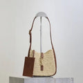 YSL 713938 LE 5 A 7 supple baby in Raffia Nature