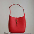 YSL 713938 LE 5 A 7 Supple Small In Grained Leather Red