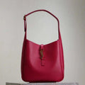 YSL 713938 LE 5 A 7 Supple Small In Grained Leather Rose Red