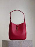 YSL 713938 LE 5 A 7 Supple Small In Grained Leather Rose Red