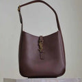 YSL 713938 LE 5 A 7 Supple Small In Grained Leather Wine Red
