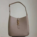 YSL 713938 LE 5 A 7 Supple Small In Grained Leather Khaki
