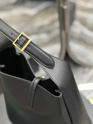 YSL 713938 LE 5 A 7 Supple Small In Grained Leather Black - Default Title - View 6