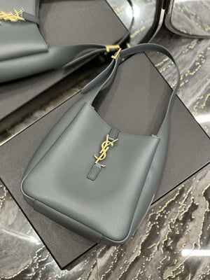 YSL 713938 LE 5 A 7 Supple Small In Grained Leather Blue - Default Title - View 8