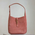 YSL 713938 LE 5 A 7 Supple Small In Suede Pink