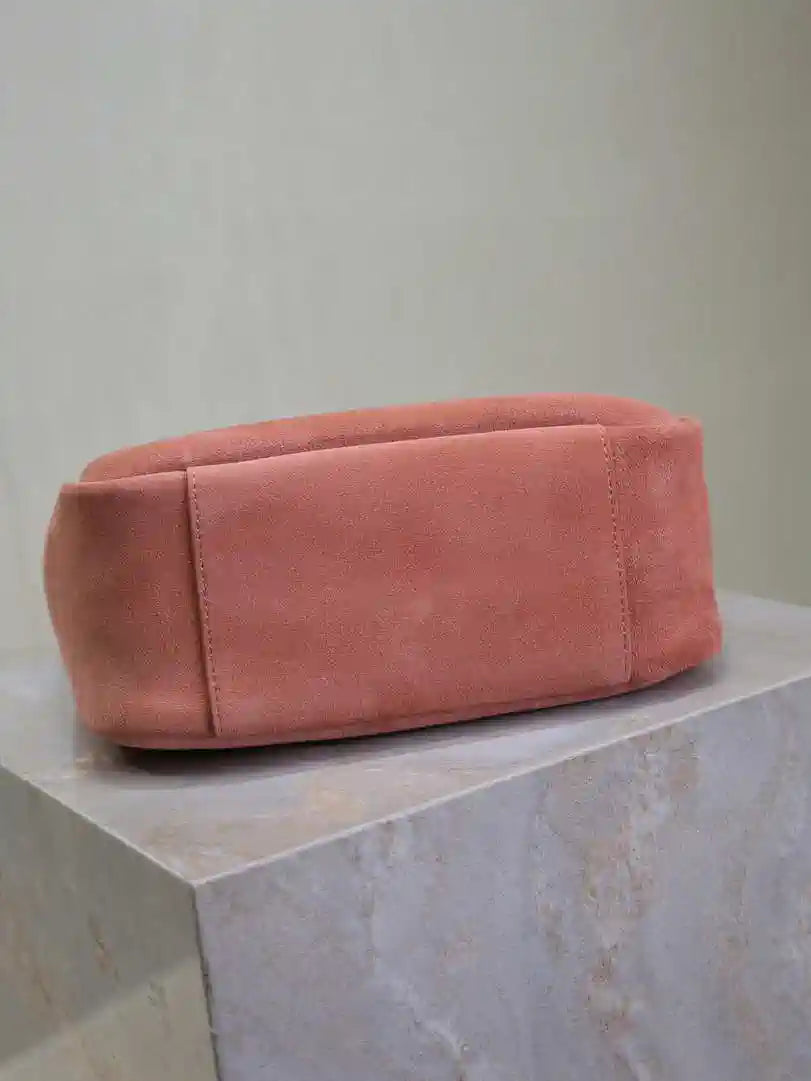 YSL 713938 LE 5 A 7 Supple Small In Suede Pink