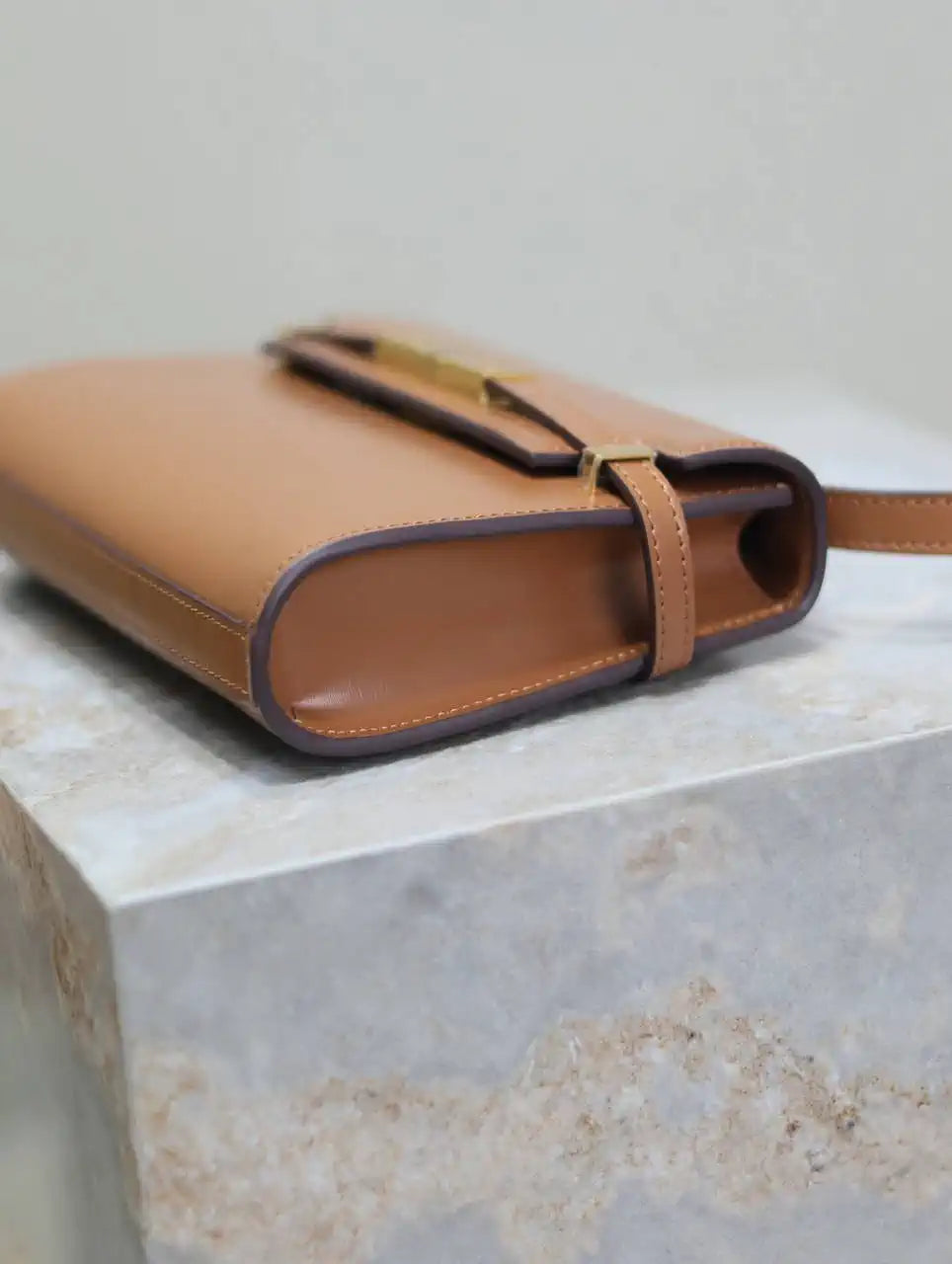 YSL 727766 MINI MANHATTAN IN box Saint Laurent Brown