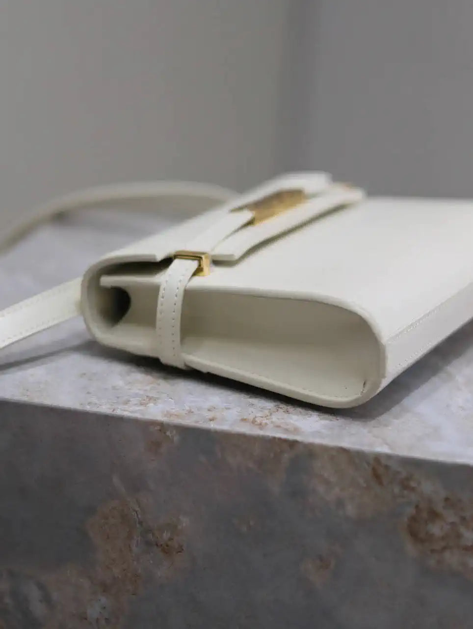 YSL 727766 MINI MANHATTAN IN box Saint Laurent White