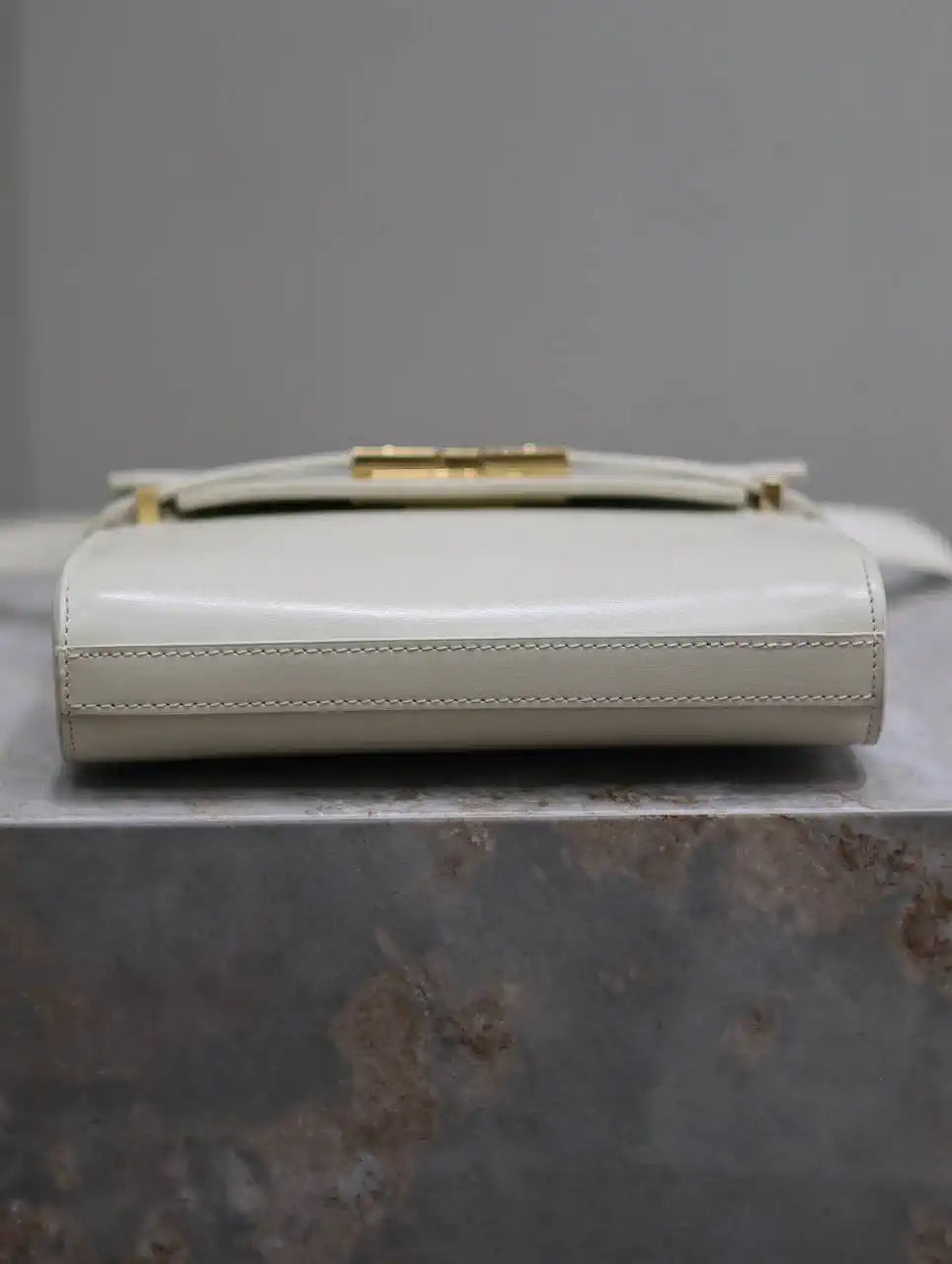 YSL 727766 MINI MANHATTAN IN box Saint Laurent White