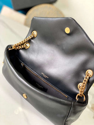 YSL 734153 Calypso In Lambskin Chain Bag Black - Default Title - View 7