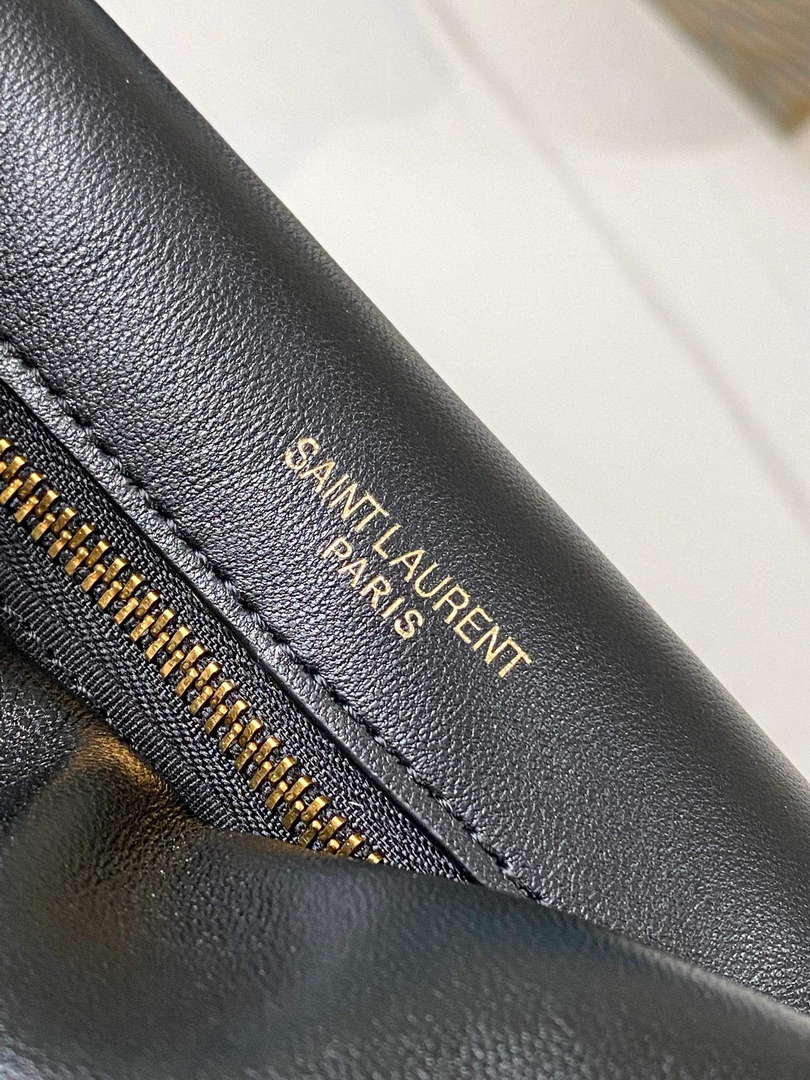 YSL 734153 Calypso In Lambskin Chain Bag Black - Default Title - View 8