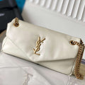 YSL 734153 Calypso In Lambskin Chain Bag White - Default Title - View 1
