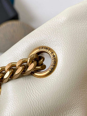YSL 734153 Calypso In Lambskin Chain Bag White - Default Title - View 5