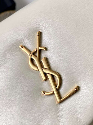 YSL 734153 Calypso In Lambskin Chain Bag White - Default Title - View 7