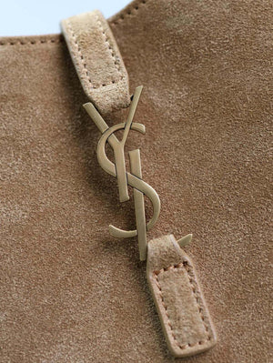 YSL 735214 LE 5A7 Supple Mini In Suede Brown - Default Title - View 5