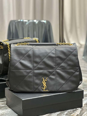 YSL 742431 JAMIE 4.3 In Lambskin Bag Black - Default Title - View 1