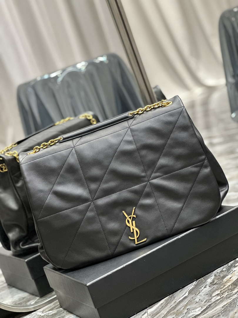 YSL 742431 JAMIE 4.3 In Lambskin Bag Black - Default Title - View 2