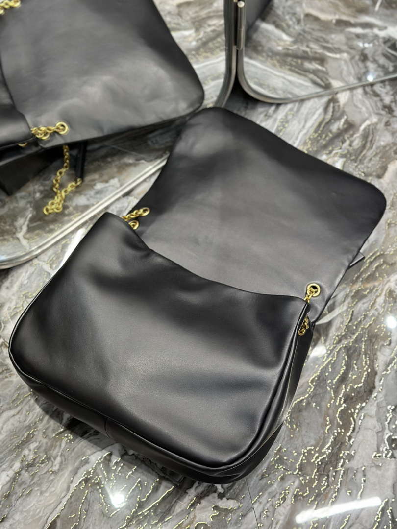 YSL 742431 JAMIE 4.3 In Lambskin Bag Black