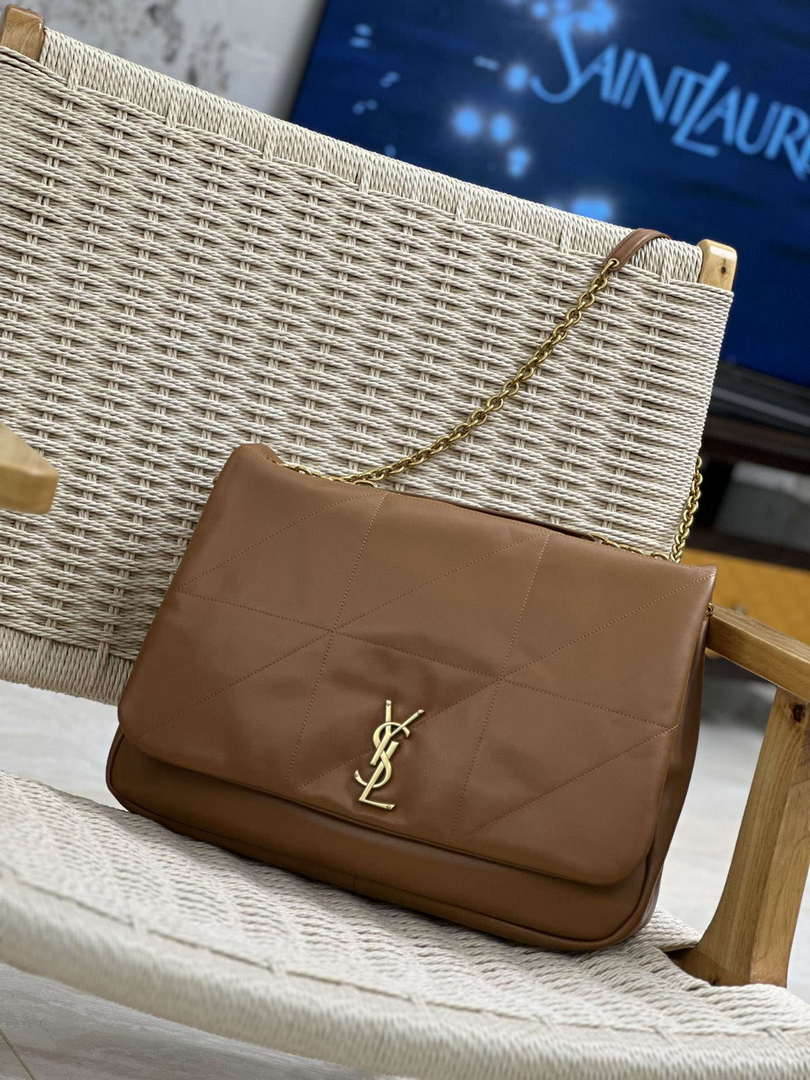 YSL 742431 JAMIE 4.3 In Lambskin Bag Brown - Default Title - View 2