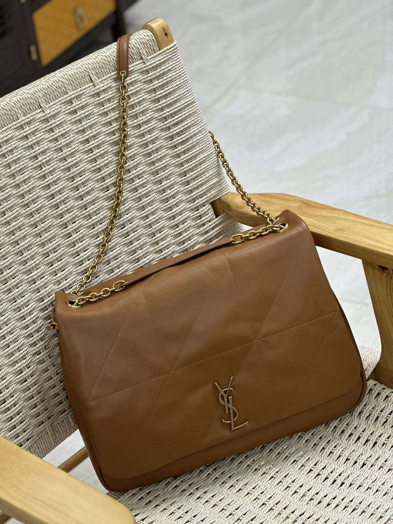 YSL 742431 JAMIE 4.3 In Lambskin Bag Brown