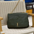 YSL 742431 JAMIE 4.3 In Lambskin Bag Dark Green - Default Title - View 1