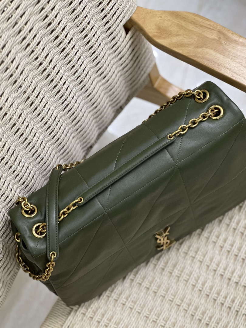 YSL 742431 JAMIE 4.3 In Lambskin Bag Dark Green - Default Title - View 5