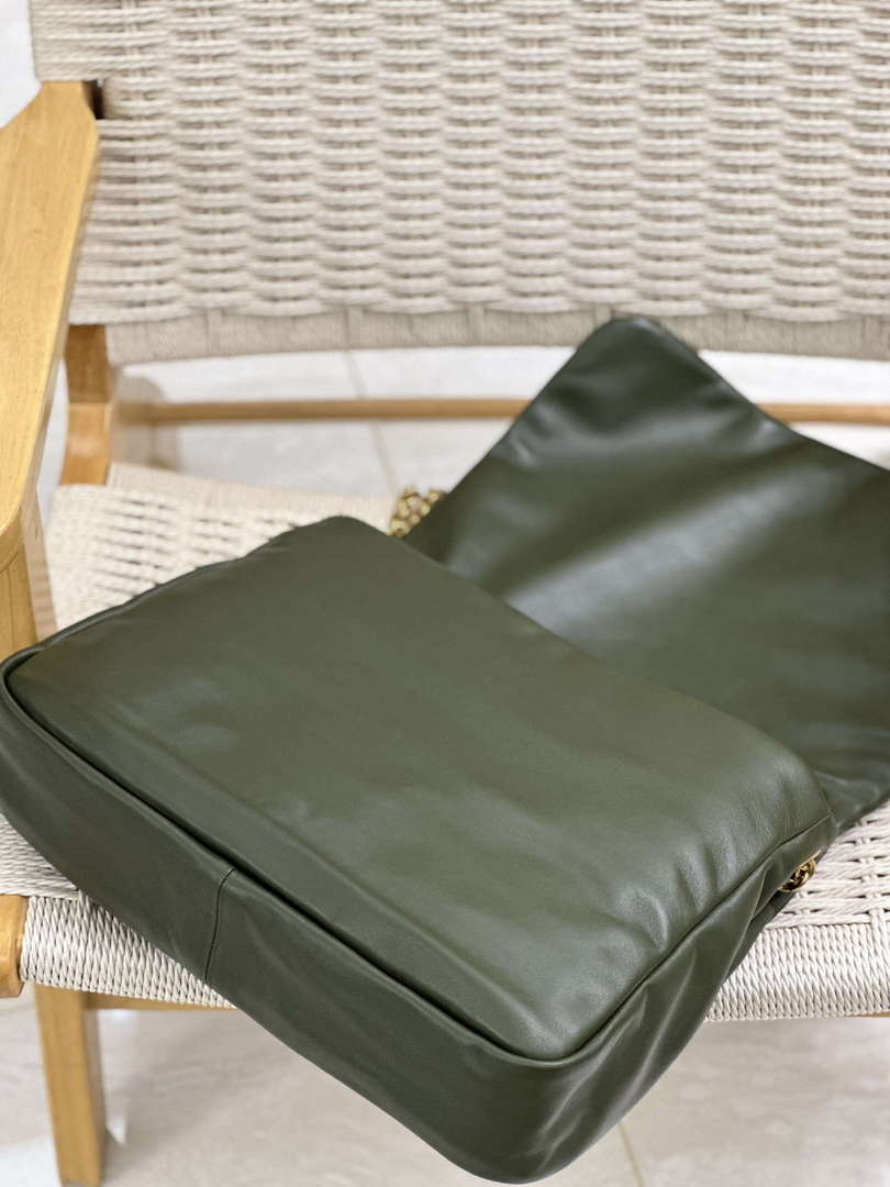 YSL 742431 JAMIE 4.3 In Lambskin Bag Dark Green - Default Title - View 8
