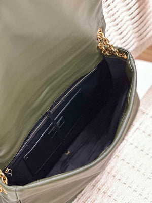 YSL 742431 JAMIE 4.3 In Lambskin Bag Dark Green - Default Title - View 9
