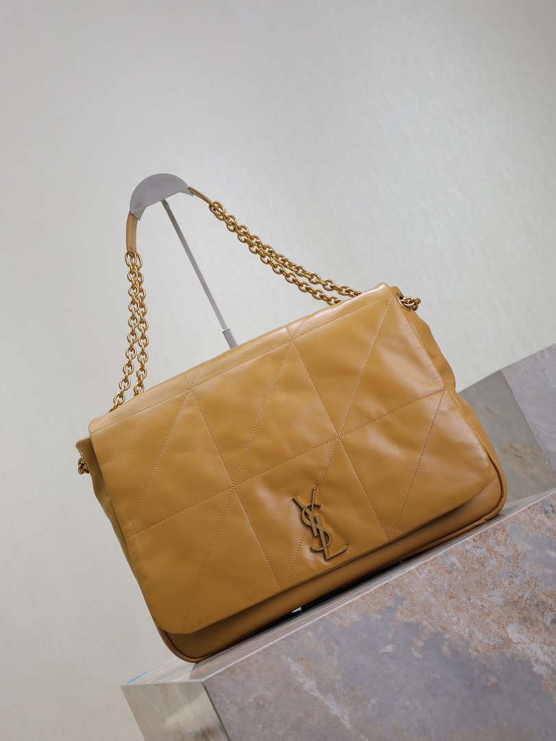 YSL 742431 JAMIE 4.3 In Lambskin Bag Earthy Yellow