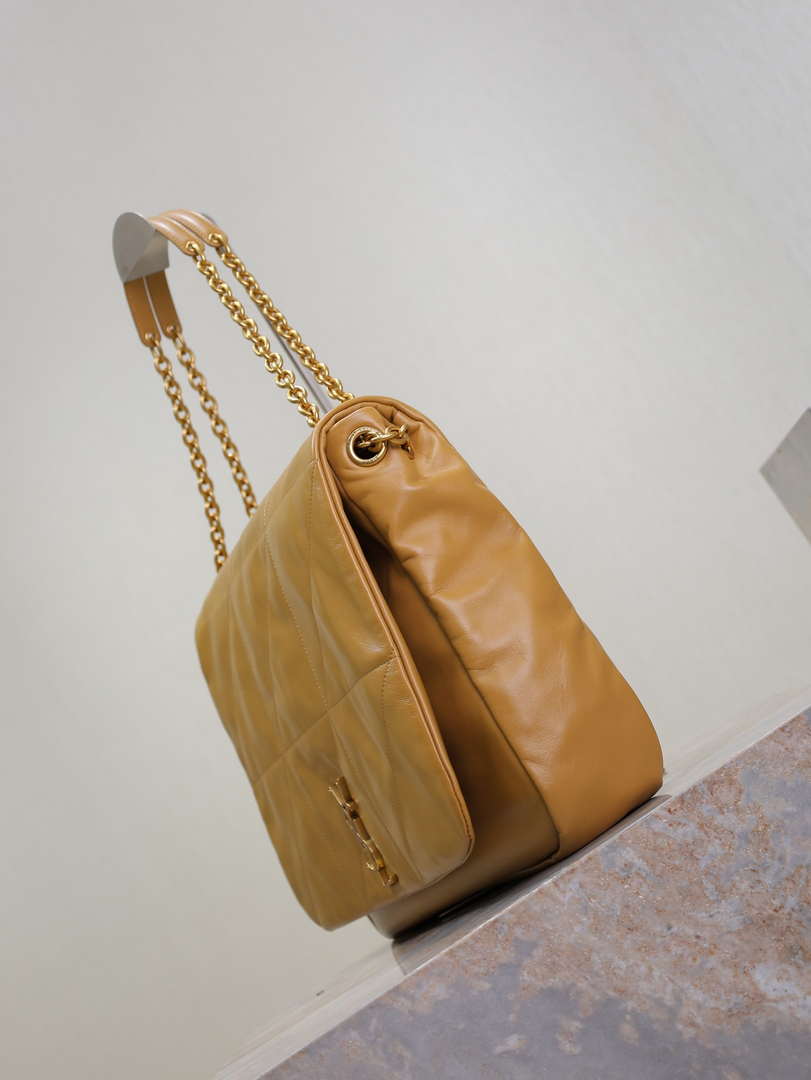 YSL 742431 JAMIE 4.3 In Lambskin Bag Earthy Yellow