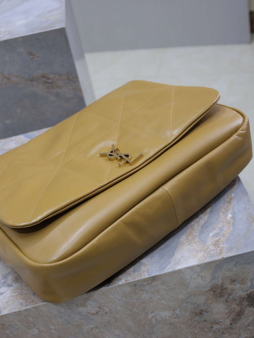YSL 742431 JAMIE 4.3 In Lambskin Bag Earthy Yellow