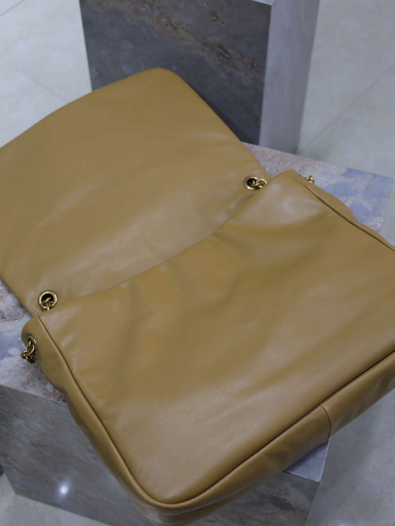 YSL 742431 JAMIE 4.3 In Lambskin Bag Earthy Yellow
