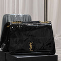 YSL 742431 JAMIE 4.3 In Patent leather Bag Black - Default Title - View 1