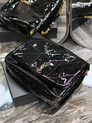 YSL 742431 JAMIE 4.3 In Patent leather Bag Black - Default Title - View 7