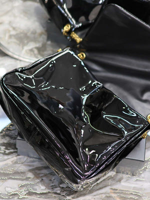 YSL 742431 JAMIE 4.3 In Patent leather Bag Black - Default Title - View 8