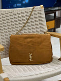 YSL 742431 JAMIE 4.3 In suede leather Bag Brown