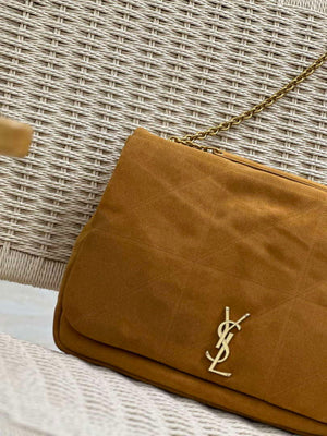 YSL 742431 JAMIE 4.3 In suede leather Bag Brown - Default Title - View 3