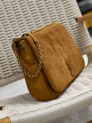 YSL 742431 JAMIE 4.3 In suede leather Bag Brown - Default Title - View 5