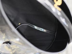 YSL 742828 Le 37 In Vegetable-Tanned Patent Leather Black - Default Title - View 8