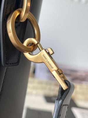 YSL 7428282 Le 37 Bucket In Shiny Leather Black - Default Title - View 7