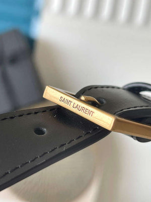 YSL 7428282 Le 37 Bucket In Shiny Leather Black - Default Title - View 8