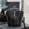 YSL 749036 LE 37 small in in Patent leather Black - Default Title - View 1