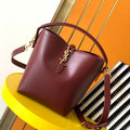 YSL 749036 LE 37 small in in shiny leather Red - Default Title - View 1