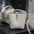 YSL 749036 LE 37 small in in shiny leather White - Default Title - View 1