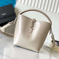 YSL 7490362 Le 37 Small In Shiny Leather Apricot - Default Title - View 1