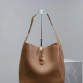 YSL 753837 Le 5 ¨¤ 7 Supple Large In Smooth Leather Brown - Default Title - View 1