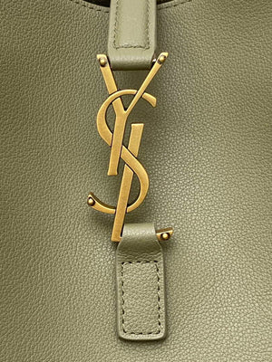 YSL 753837 Le 5 ¨¤ 7 Supple Large In Smooth Leather Green - Default Title - View 5