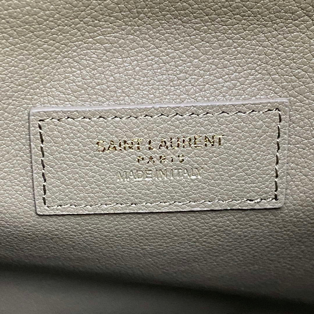 YSL 753837 Le 5 ¨¤ 7 Supple Large In Smooth Leather Green