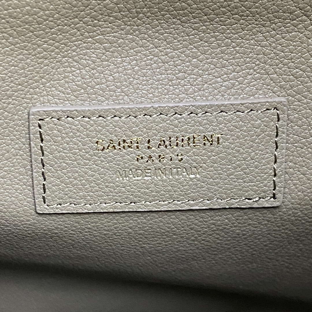 YSL 753837 Le 5 ¨¤ 7 Supple Large In Smooth Leather Green